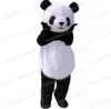 Halloween Panda Mascot Costume Cartoon Temat Postacie Carnival unisex dla dorosłych rozmiar świątecznych urodzin impreza fantazyjna strój