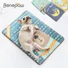 Benepaw Cartoon Pet Dog Cooling Mat Summer Wearproof Small Medium Large Dog Beds Mats Breathable Washable Puppy Bed Waterproof 201124