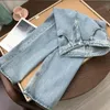 Harajuku Fashion Y2K Jeans Women Streetwear Casual Baggy Straight High Taille Mom Denim Oversized 90s Iamty Mom Jeans Taille 220701