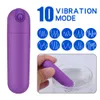 Mini vibrateur à balle 10 vitesses, stimulateur de Clitoris féminin, forte Vibration, masturbateur de Clitoris pour femmes adultes, 18 jouets sexy