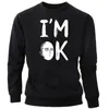 Men039s Hoodies Sweatshirts One Punch Man I Am OK Saitama Hero Lustige Männer Japan Anime Crewneck Sweatshirt Pullover Harajuku Hood4028238