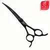 Fenice Professional 7 tum krökad skär saxblad med Saw Teddy Pet Scissors för hundskötsel SHEARS MAKAS TIJERAS 220423