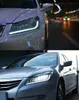 2 PCS Auto Car LED Head Light For Accord G8 2008-2013 Modified LED Lamps Headlights DRL Dual Projector Facelift