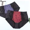 Beauwear XL-6XL High-Rise Women Panties Floral Lace Briefs Ladies Sexiga spetsbyxor underkläder andningsbara underbyxor underkläder 220512