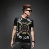 Hot Diamond Western Style Men's T-shirts 2022 Zomer Nieuw trendpatroon Borduurwerkontwerp Korte mouw Mercerized katoenen pailletten Rondhals