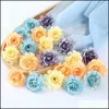 New Flower Head Mti-Layer Simation Fake Hydrangea Diy Manual Accessories Home Decoration Drop Delivery 2021 Decorative Flowers Deco El Suppl