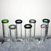 8 Inches Beaker Bong Hookahs Available Glass Water Pipe 10 Colors 18mm Joint Dab Oil Rig Hookah Heady Recycler Beaker Downstem Bowl Banger