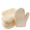 Gants de bain en Sisal naturel, épurateur de douche SPA, salle de bain, douche, gants de gommage, résistance, outil de Massage corporel, lavage de la peau, hydratant