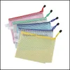 Förvaringsväskor hemorganisation Huskee Garden Files Transparent A4 File Mapp Case Desk Paper Pencil Document Organizer Waterproof Bag S