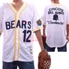 Xflsp Cheap Bad News Bears Bo Peeps Movie Baseball Jersey Button Down 100% All Stitched White High Quality S-XXXL Vintage