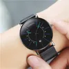 Hommes montres 2022 luxe mode hommes montre d'affaires Ultra mince en acier inoxydable maille ceinture Quartz montre-bracelet reloj hombre