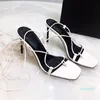 Fashion-shoes luxury Designer style Leather Thrill Heels Women Unique Letters Sandals Dress Wedding Shoes Sexy