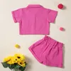 Ensemble de vêtements d'été pour enfants, 2 pièces, T-Shirt et pantalon, décontracté, à la mode, pour garçons et filles, tenues pour bébés et tout-petits