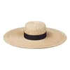 Cappello da spiaggia a tesa larga da donna Protezione UV estiva da sole S1340-15 cm 220318