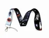 Halloween Horror Movie Lanyard för nyckelchain ID -kort Omslag Pass Telefon Badge Holder Key Rem Rems Telefontillbehör