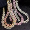 Män 1M Hip Hop Big Crystal Tennis Chain Halsband för kvinnor Luxury Bling Square Choker Punk Fashion Jewelry 2208138753716