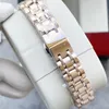 Montre mécanique pour femme, 32mm, chaîne en acier céramique, miroir saphir, boîtier en acier inoxydable, sport, étanche, diamant de luxe, montres de haute qualité 2022aa