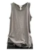 Katoen Solid Dames Tank Tops Zomer T-shirts O-hals Hole Losse Casual All Match Vrouw Trekt Tees 220318