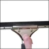 Squeegees -Sier Rostfritt stål Glas Rengöring Skrapa Wiper - 45cm Drop Leverans 2021 Hushållsredskap Konstkoke Organisation Hem Trädgård K
