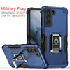 Coques de téléphone pour Samsung S21 S22 S20 A02S M12 A22 M23 A32 A03 A13 avec fonction de support de voiture de béquille portable fonction antichoc pare-chocs couverture de Protection anti-chute