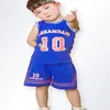 Pamuk çocuk basketbol açık spor kıyafetleri setler kızlar kızlar gençlik basketbol yelek şort 2 parçalı set çocuk yaz takım elbise