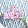 Decorative Flowers & Wreaths 9 Heads White Artificial Phalaenopsis Flower Real Touch Butterfly Orchid Home Decor Wedding Centerpieces Decora