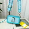 Crossbody Bags Tasarımcı Çanta Tasarımcı Omuz Çantaları Yeni Gradyan Messenger Kamera Lüks Geniş Kayış Küçük Kare Crossbody Bags Lady Hangbags