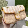 2022 New Marmont Shather Bag Marmont Belt Bag Beige Blue Handbag 크로스 바디 미니 상단 손잡이 세라믹 마무리 디자이너 Luxury Pur227R