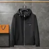 Designer-Jacke für Herren, modische Kapuzen-Windschutzjacken, klassischer wasserdichter Mantel, lässig, Workout, Business-Mäntel, Herbst-Winter, Outdoor-Sportbekleidung