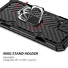 Fodral för Huawei P40 Lite E Y9a Y7A Y9S Y6S Y7P Y6P Y5P 2020 ShockoProof Case Luxury Armour Car Magnetisk Finger Ring Stand Back Cover