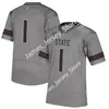 NCAA Custom Mississippi State Bulldogs costura camisa de futebol 68 Gabe Cavazos Jr. 3 Daniel Greek 82 Rufus Harvey 39 Jay Hampton 99 Tre'von Marshall 24