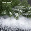 20g environ 1-10mm décoration de noël plastique artificiel poudre de neige sèche cadeau de noël fête à la maison bricolage scène accessoires fournir X0105