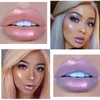 Läppglans glitter flytande läppstift kristall glöd laser holografiska läppstift sjöjungfru pigment blankt lipgloss rör makeupliplip wish22