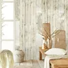 White Wood Contact Paper Self Adhesive Casca e Papel de parede para armários de bancadas de parede de papel de parede de grãos de grãos de madeira 201009
