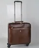 16 بوصة عمل عربة تجارية سفر حقيبة اليد حقيبة الكتف مراسلة صندوق تخزين الكمبيوتر المحمول مجموعة الأمتعة حقيبة PU COMPUTION