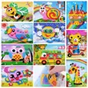 10st Lot Kids Diy 3D Eva Foam Sticker Puzzles Cartoon Animal Multi Patterns Styles Puzzle Game Art Craft Early Education Toys 220716