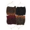 Jamaican Bounce Crochet Braid Hair Pre-looped Jumpy Wand Curl Twist Synthetic Hair 8 Inch
