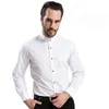 Camisas de vestir para hombres Camisa de cuello mandarín
