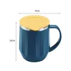 Fashion 400ml Stainless Steels Thermal Mugs Office Coffee Tea Mug With Lid Double Layer Seal 304 Stainless Steel Water Cup