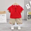 Ensembles de vêtements 2 pièces garçons vêtements d'été enfants mode chemises Shorts tenues pour bébé garçon bambin survêtements 0-5 ans vêtements