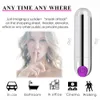 USB Charge Mini Powerful Bullet Vibrator 10 Speed G-spot Nipple Clitoris Stimulator Full Body Massager Wand sexy Toys for Women