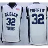 BYU COUGALS THERCERYS CONNOR HALKING JERSEY JIMERMER Fredette Wyatt Lowell Zac Seljaas College Basketball майки Темно-Менси, редкий пользовательский прошитый