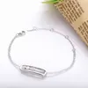 Shadowhunters Real 925 Sterling Silver Move Stone Bracelets with Clear CZ Luxury Brand Jewelry Making H220409993924679424