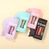 Lip Gloss Pcs Mirror Toot Glass Lipgloss Oil Moisturizing Glaze Lipstick Set Clear NaturalLip