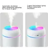 USB Led Light Mini 300Ml H2O Ultrasonic Spray Mist Maker Double Aroma Essential Oil Diffuser Car Wet Air Humidifier