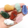 Natürlicher Kristallstein, Sargform, Ornamente, Reiki-Heilung, Chakra, Quarz, Mineral, getrommelte Edelsteine, Handstück, Heimdekoration, Schmuck gem