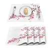 Mats Pads Japonais Cherry Blossom Table Table de la cuisine JAUTER