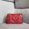 Brand-name women's bags with wavy lines quilted cowhide love bags chain bags European and American fashion shoulder slun272K