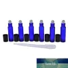 6pcs/Set nachfüllbare Flaschen 10 ml Glasrolle auf Flaschen Aromatherapie ätherische Ölrollenflaschen mit Metallkugel
