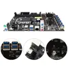 Cartes mères BTC-B250C Mining Motherboard PCIE vers USB3.0 Emplacement pour carte graphique LGA1151 DDR4 DIMM pour BTC ETH GPU Miner MotherboadMotherboards M